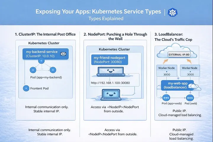 Exposing Your Apps: My Journey Through Kubernetes Service Types